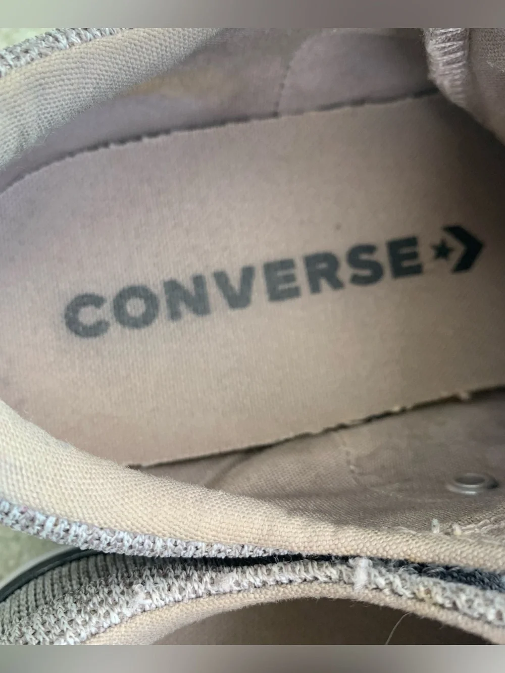Converse Chuck Taylor All Star Madison Ox Low Top Grey Mesh Sneakers size 7